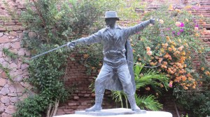 Zorro, Posada del Hidalgo in El Fuerte, Mexico (Photo Bob Bowers)
